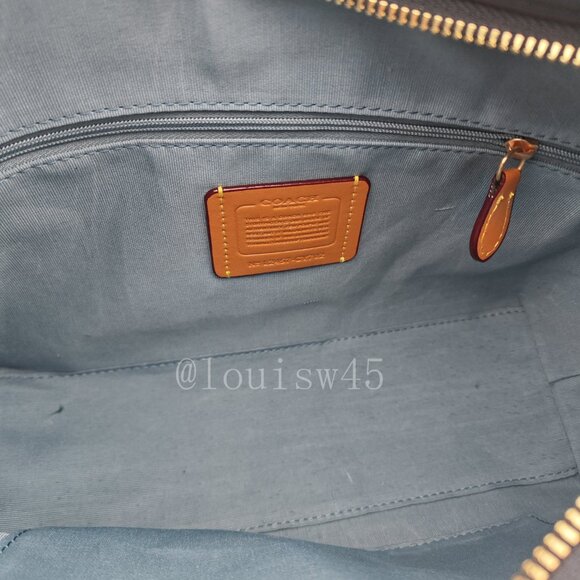 Coach Laurel Shoulder Bag Denim - Picture 7 of 12